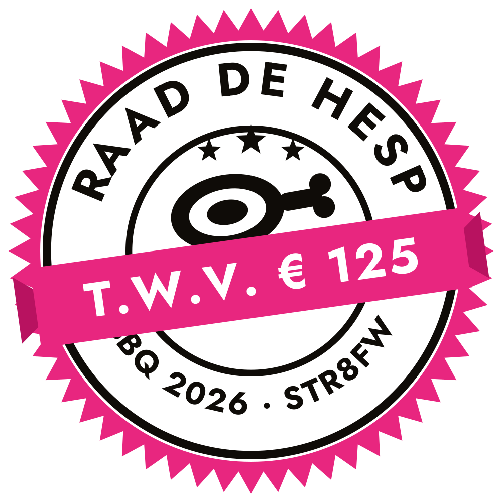 Stempel: raad de hesp, ter waarde van 125 euro